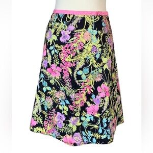 Rafaella a-line / full skirt with floral print Size 12